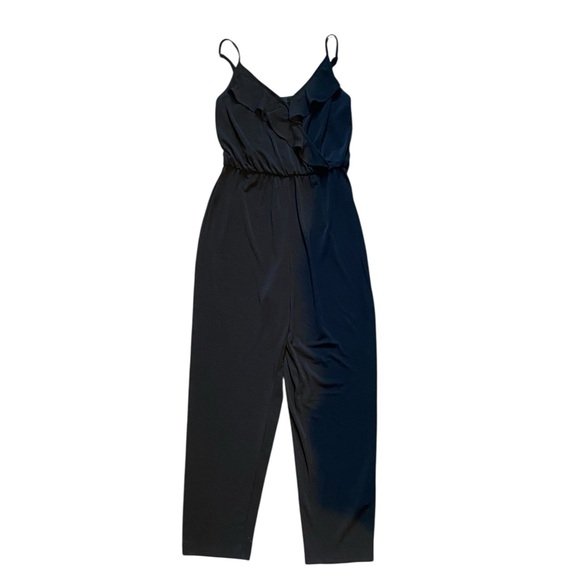Express Pants - Express Black V-Neck Jumpsuit